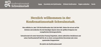 Konfirmationsstadt: Neue Homepage, Flyer und Tassen